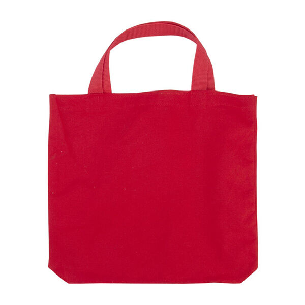 CB13 red color cavans tote bags