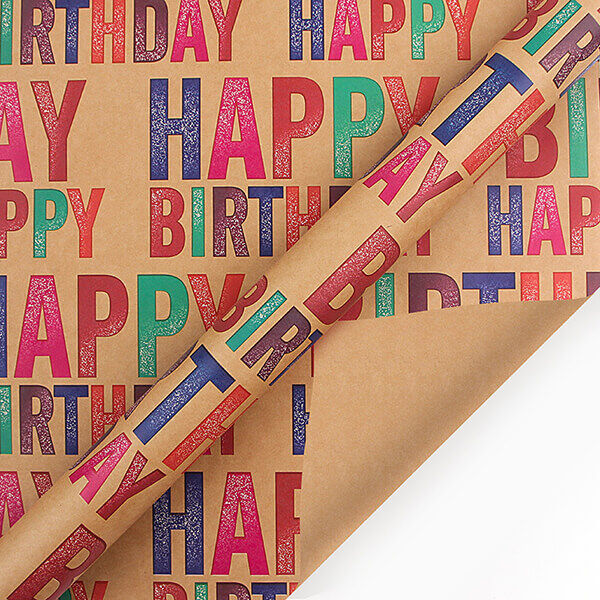 Happy Birthday Gift Wrapping Paper