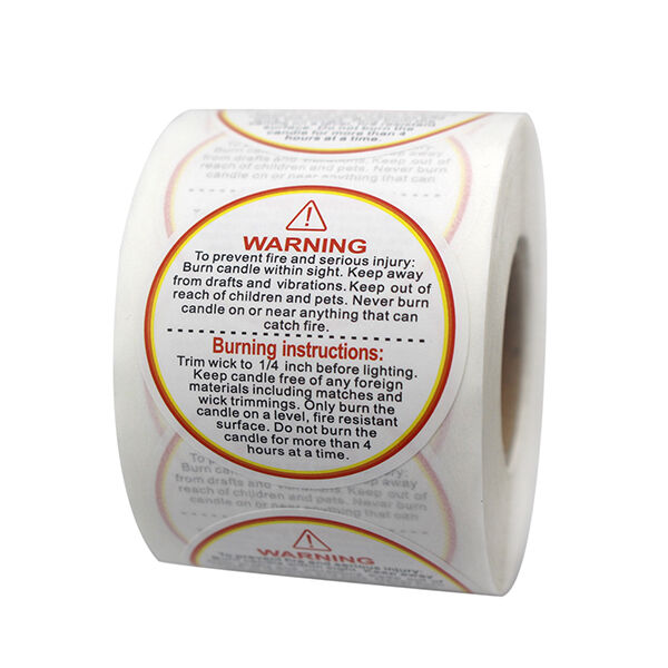 Circle Fragile Labels in roll