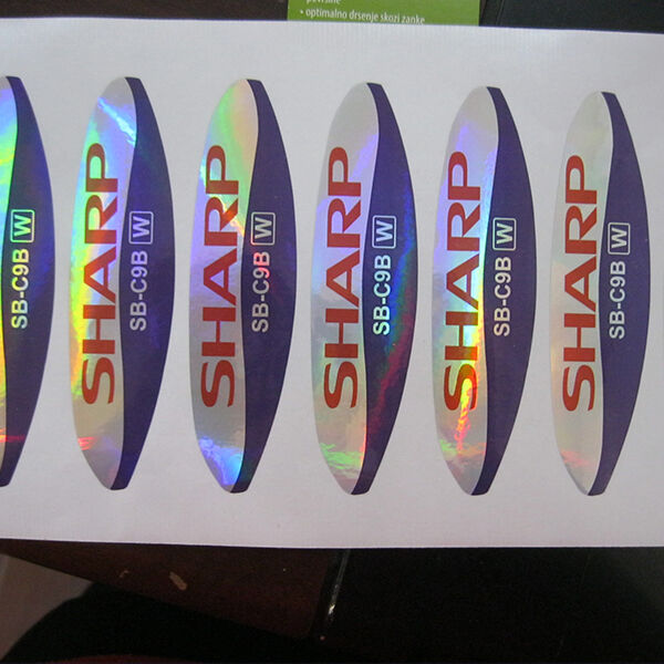 Laser labels with customed logo