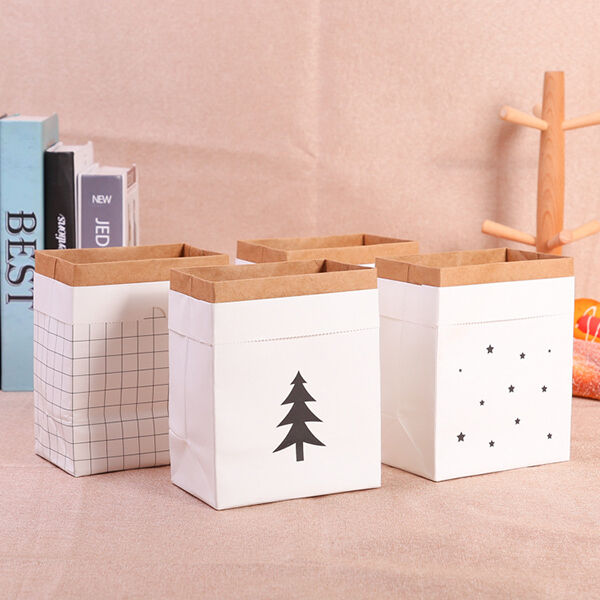 PG20 mini kraft paper bag for desktop