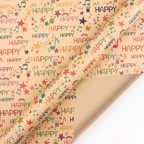 Gift Wrapping Paper-happy song