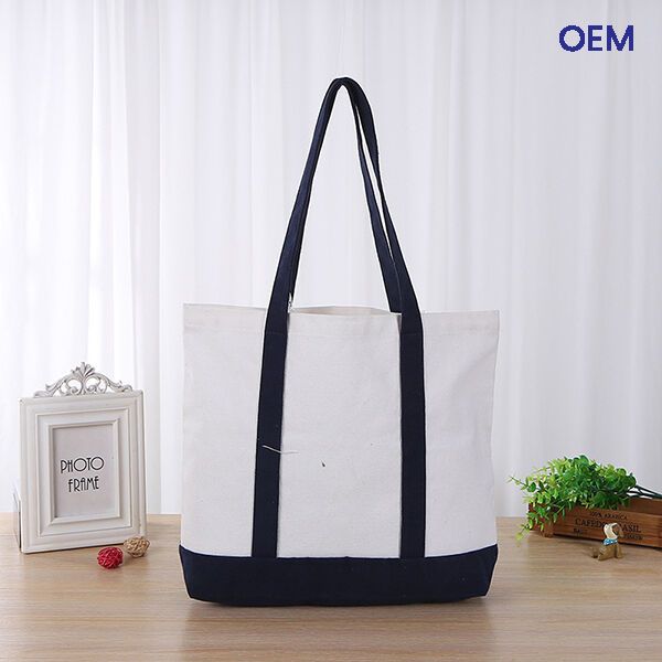 CB16 large size cavans tote bags with strong handles