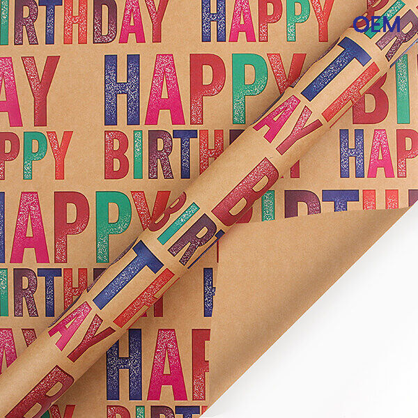 Happy Birthday Gift Wrapping Paper