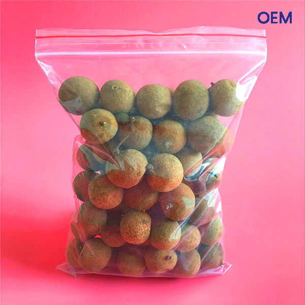 Zip lock plastic bags