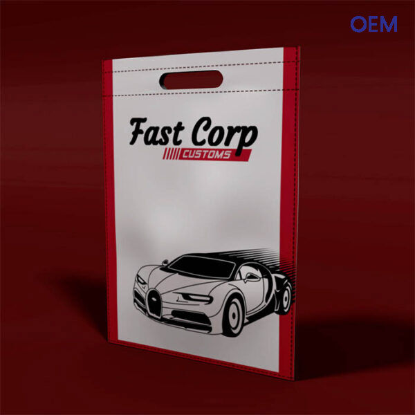 D cut non-woven bags with printing