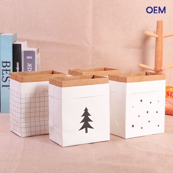 PG20 mini kraft paper bag for desktop