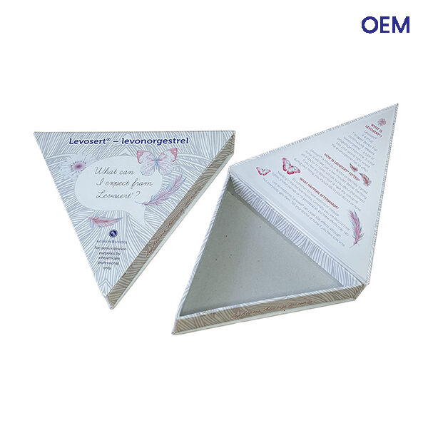 PBO03 triangle shape gift paper box
