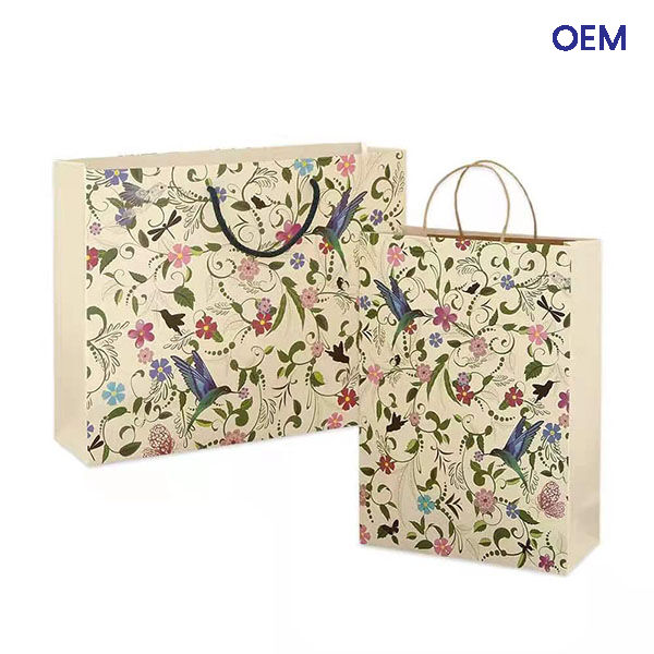 PG21 Art paper Europe tote shopping bag