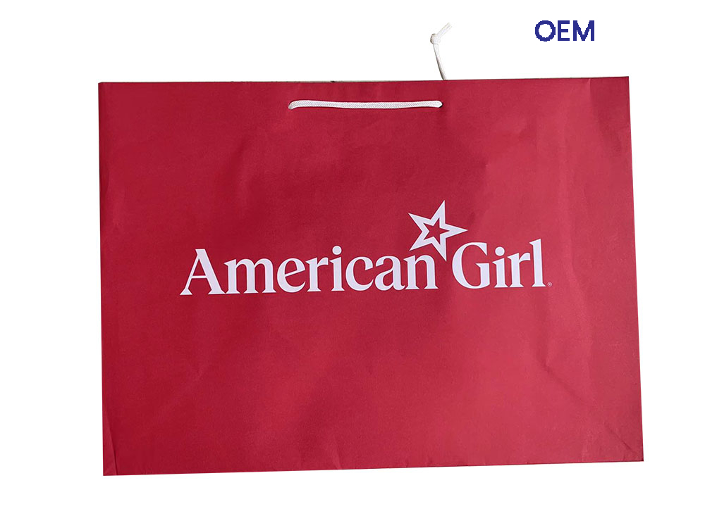 PG11 American girl white kraft paper bags