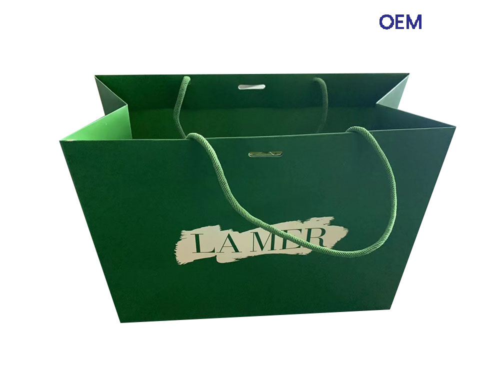PG15 art paper bag with rope LAMER