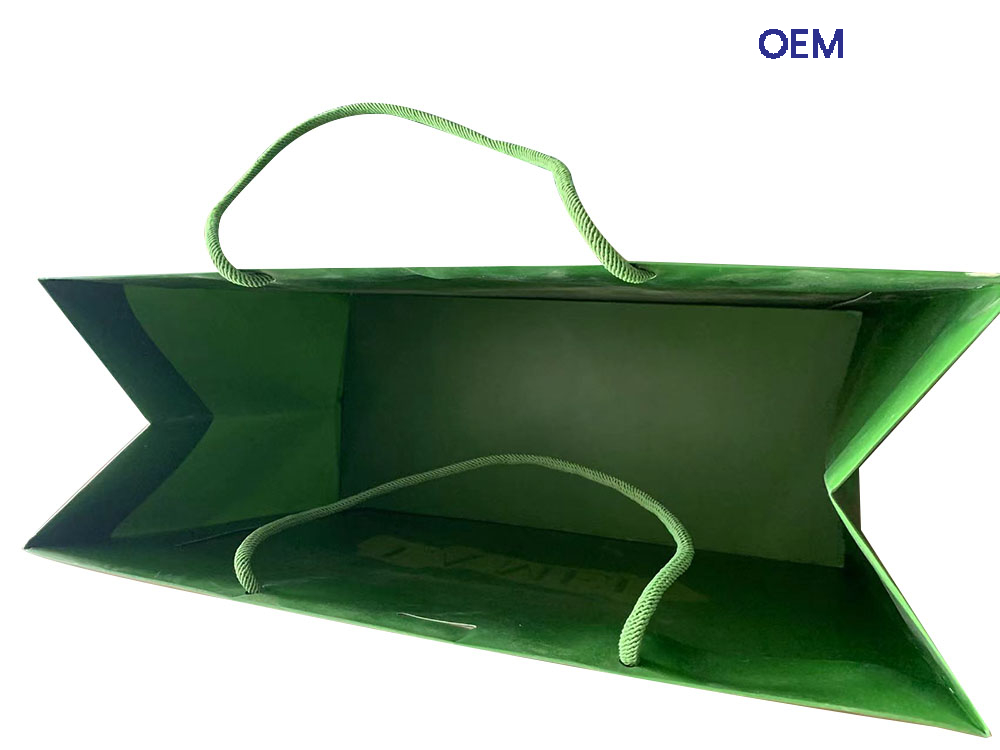 PG15 art paper bag with rope LAMER